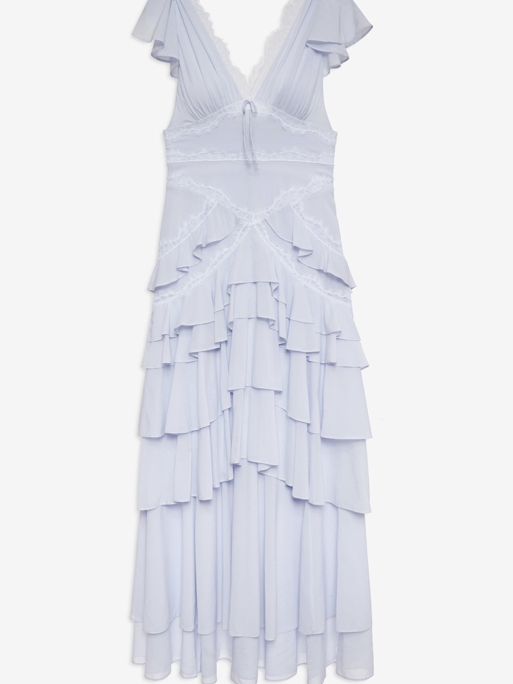 NWT REVOLVE For Love & Lemons Adriana Gown in Periwinkle - Size 0/XS - Picture 3 of 4